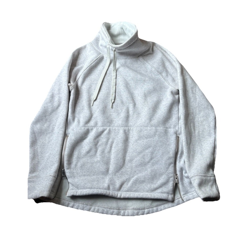 Athleta Sweater Womens XS Gray Cabana‎ Tunic Hoodie Sweatshirt